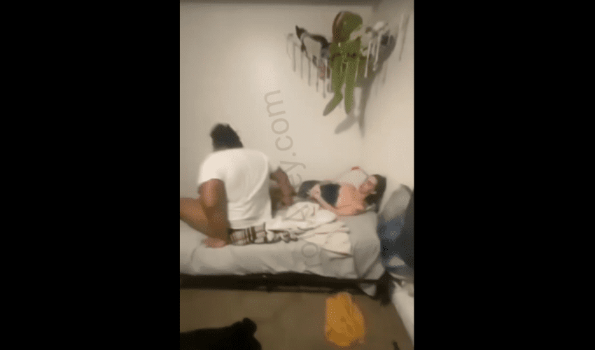 Woman Goes Off After She Caught The Homeless Man She Invited In Her Home With Another Man On Her Bed