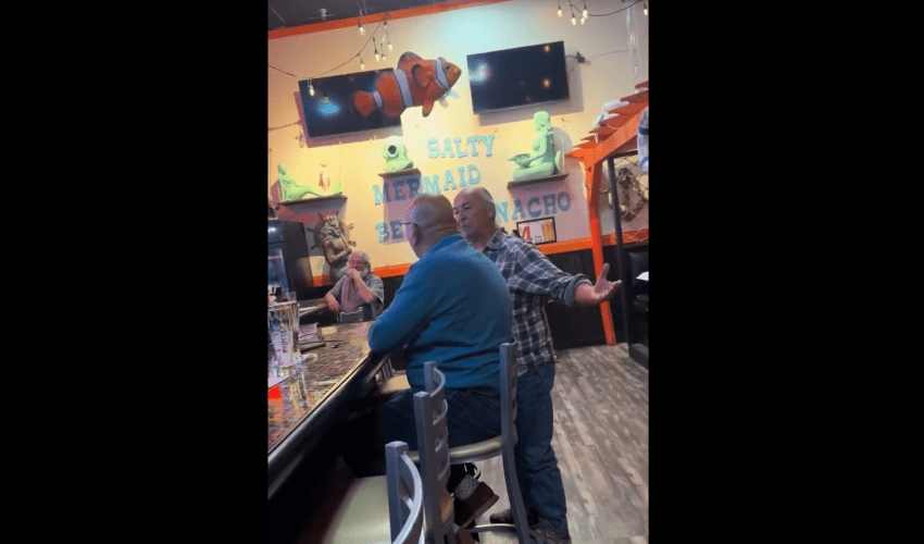Dude Gets Laid Out After A Man Gave Him Multiple Warnings To Get Out His Face At The Bar