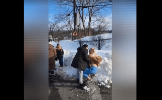 Entitled Drunk Woman Tried To Get Away After Damaging Somebody Car