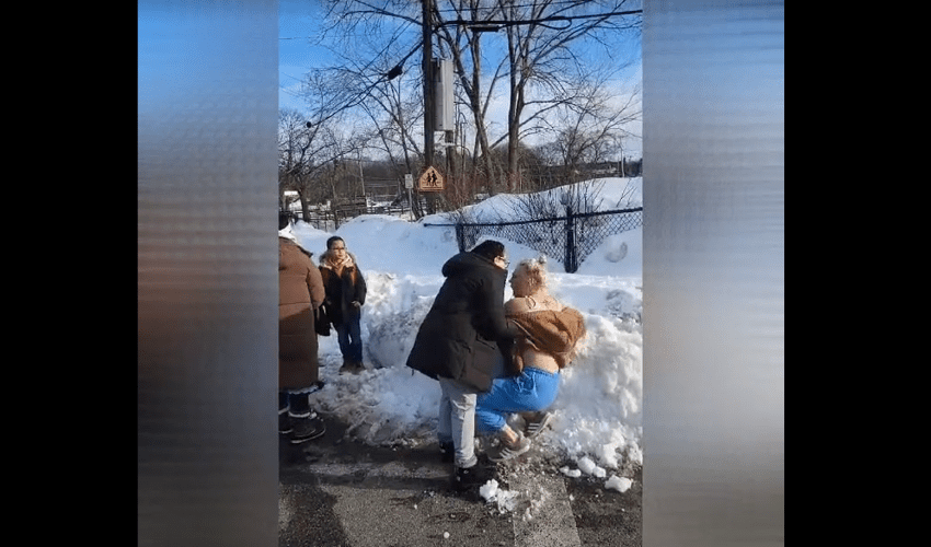 Entitled Drunk Woman Tried To Get Away After Damaging Somebody Car