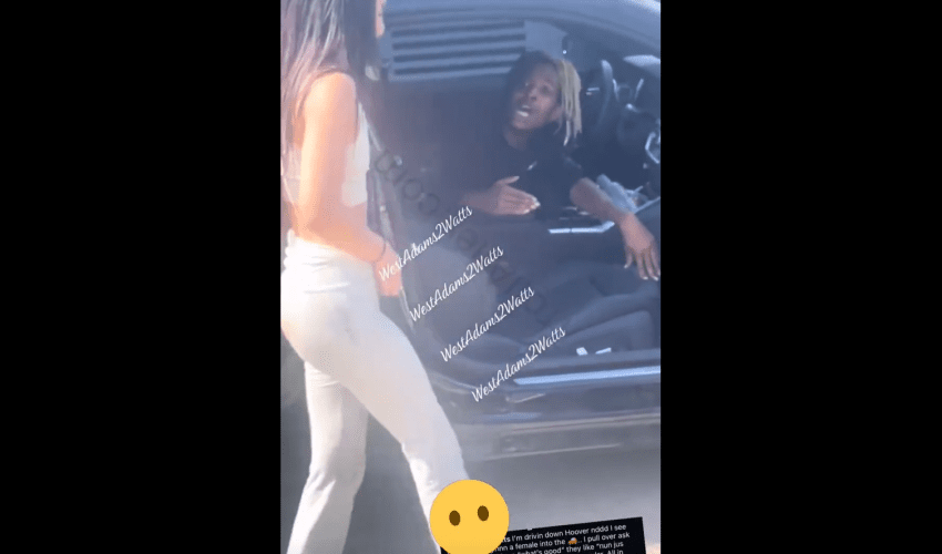 Dude Gets Caught Trying To Drag His Girlfriend Into His Car After She Tried To Leave Him