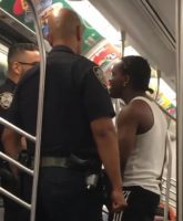 New York Police Officer And His Partner Didn’t Do A Thing After A Man Disrespected Him On The Train