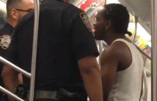 New York Police Officer And His Partner Didn’t Do A Thing After A Man Disrespected Him On The Train