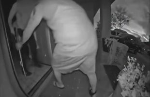 Home Owner Tried To Disarm His Family Member After He Came Behind Him With A Strap To Take Him Out