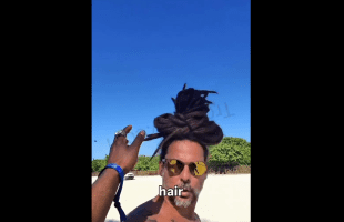 White Dude With Dreads Get Angry After A Black Man Tried To Touch His Hair