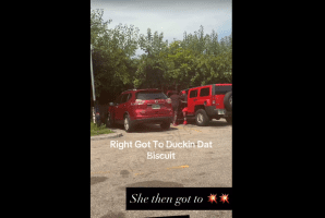 Woman Tried To Take Out Her Boyfriend With Her Strap After He Tried To Break Up With Her