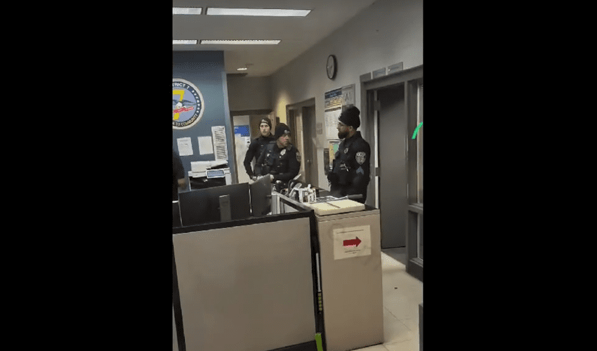 Woman Went To The Sheriff Station To Check Multiple Officers After The Kept Stalking Her