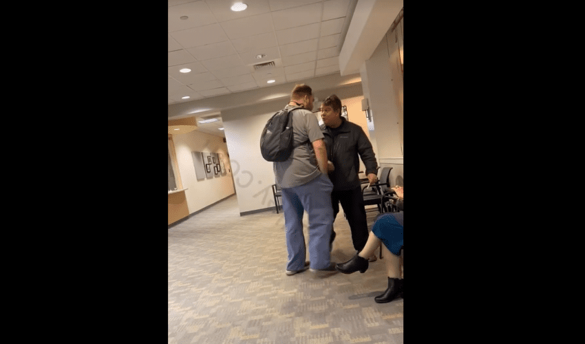 Dude Tried To Pressure A Guy To Put Hands On At His Doctor Appointment For Talking Crazy