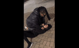 Grandma Pinned A Young Girl Down For Not Listening To Her On The Block After She Tried To Warn Her About Men