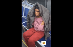 Young Girl With A Pipe In Her Hand Gets Mad After A Man Kept Saying She Was Missing Because She Looked Underage