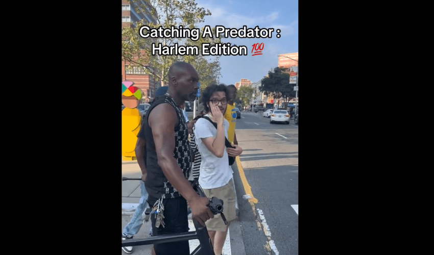 Black Community Gives Out Street Justice To A Predator That Was Caught Doing Weird Shii By Some Girls In Harlem New York