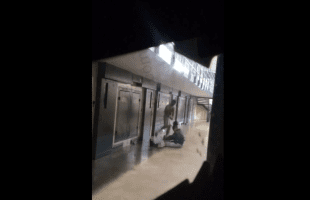 Correctional Officer Starts Chasing And Grabbing A Inmate After She Caught Him On The Phone With Another Girl