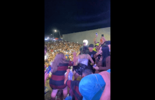 Woman Gets Mad After A Woman Was Dancing On Her Husband At A Event And Ended The Session Quick