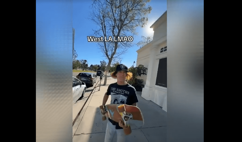 Dude Gets Mad After A Man Kept Harassing Him For Being White And Poor In LA