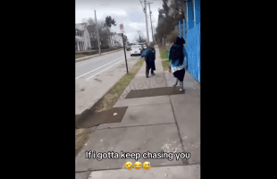 Man Chased A Predator On His Block After He Caught Him Walking With A Minor