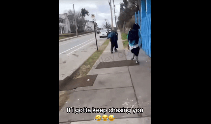 Man Chased A Predator On His Block After He Caught Him Walking With A Minor