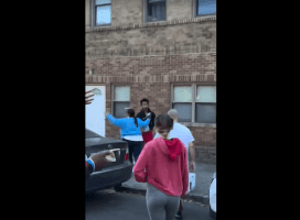 Mother Saves Her Son From His Opps After They Pulled Up On Him