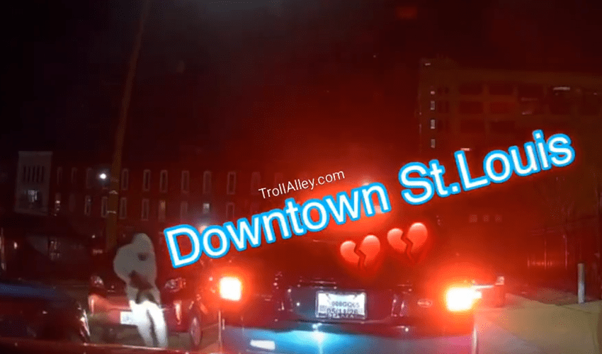 Lyft Driver Caught This On His Dash Cam While In Traffic In St Louis