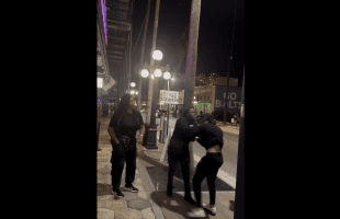 Security Guard Tried To Save This Guy But He Thought He Was Tough