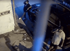 He Was Too Big To Go Under The Car