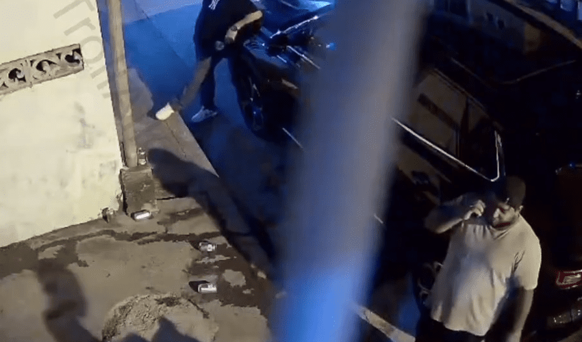 He Was Too Big To Go Under The Car