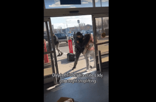 Woman Screams To Customers To Help Her While Getting Arrested For Stealing In Walmart