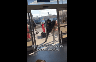 Woman Screams To Customers To Help Her While Getting Arrested For Stealing In Walmart