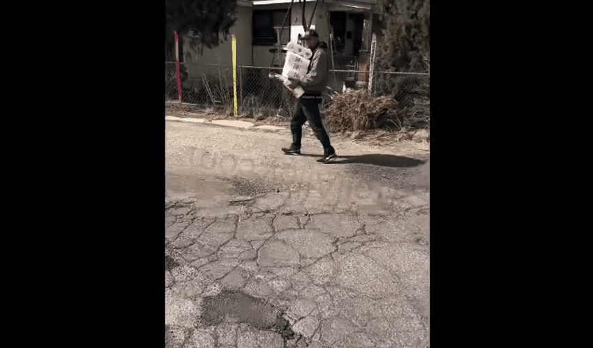 Customer Follows A Thief And Forced Him To Bring Items Back To The Store But Instead He Throwed Everything