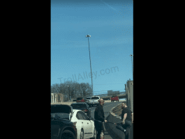 Highway Accident Caused A Highway Scuff