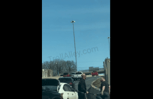 Highway Accident Caused A Highway Scuff