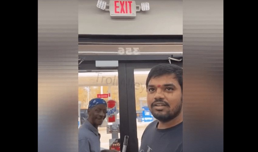 Customer Checked A Store Owner After He Seen Him Disrespecting One Of His Black Employees