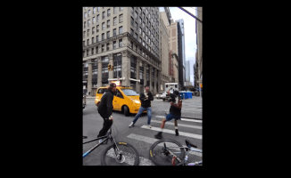 Dude Helps His Small Homie After A Crazy Driver Knocked Him Off His Bike Tried To Throw Hands With Him
