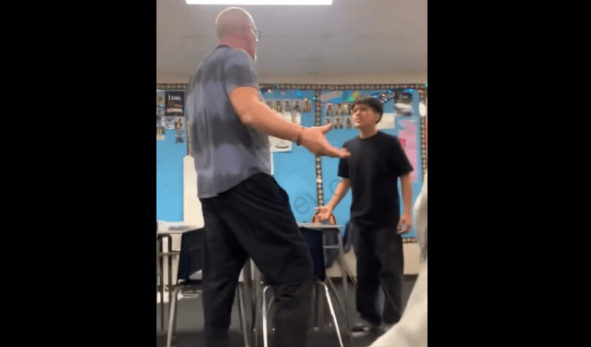 Teacher And Student Gets Into A Argument Over A Word That They Dont Suppose To Use