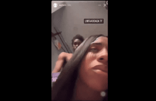 Pretty Girl Posted This To Prove That She Only Wanted Her Boyfriend While Getting Clapped From The Back