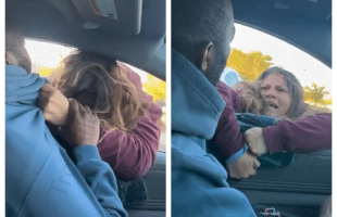 Woman Got Mad Because She Loss Custody Of Her Children And Her Babyfather Was Granted Custody And She Tried To Attack Him