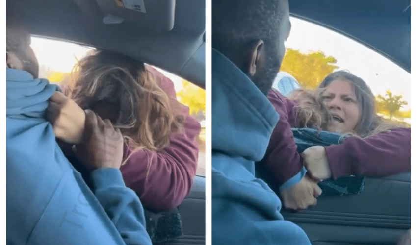 Woman Got Mad Because She Loss Custody Of Her Children And Her Babyfather Was Granted Custody And She Tried To Attack Him