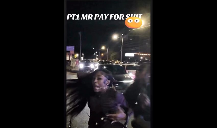 Girl Yanked Her Girlfriend By The Hair Like She Was A Working Girl After She Caught Her Giving A Man Her Number