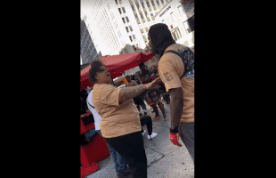 Stud Gets Scared And Turns Back Into A Woman After A Man Got In Her Face And Called Her Hands