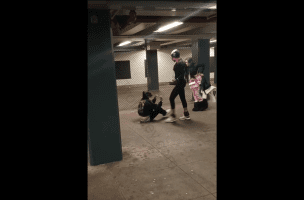 Two Women Jumped A Illegal Migrant That Tried To Touch Them After They Told Him Not To