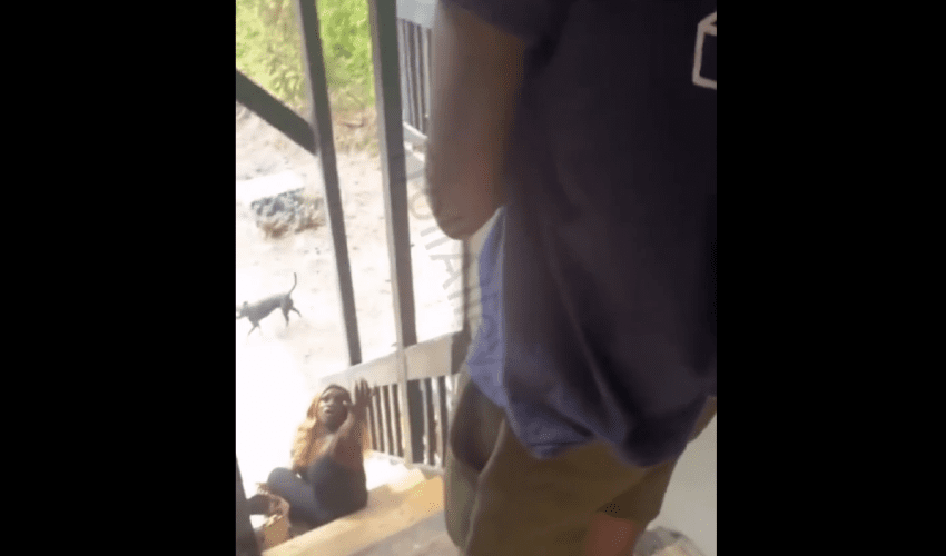 Man Poured A Bucket Of Shii Water On His Ex Girlfriend After She Kept Coming To His House After He Broke Up With Her