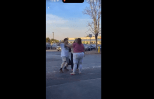 Dude Knocked A Woman Face Back For Getting In His Girlfriend Face