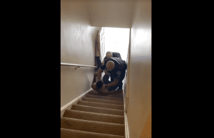 Police Enters A Man Home Illegally And Tackles Him After They Thought He Had A Active Warrant