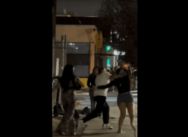 Dude Protects His Girlfriend By Putting Hands On Two Women That Disrespected Her