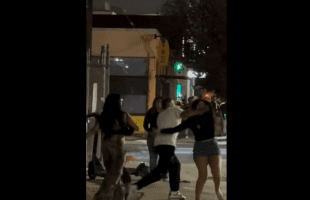 Dude Protects His Girlfriend By Putting Hands On Two Women That Disrespected Her