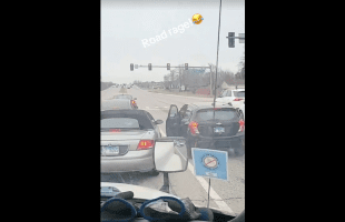 Dude Hawked Down A Driver That Tried To Hit And Run And Made Him Totaled His Whole Car