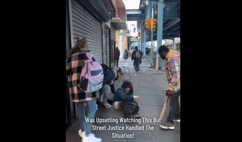 Dude Gets Handled In The Hood After He Was Exposing Himself Around A School