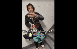 Dude Gets Caught Doing Weird Shii In A Apartment Building And Gets Kicked Out By A Man That Protects The Community