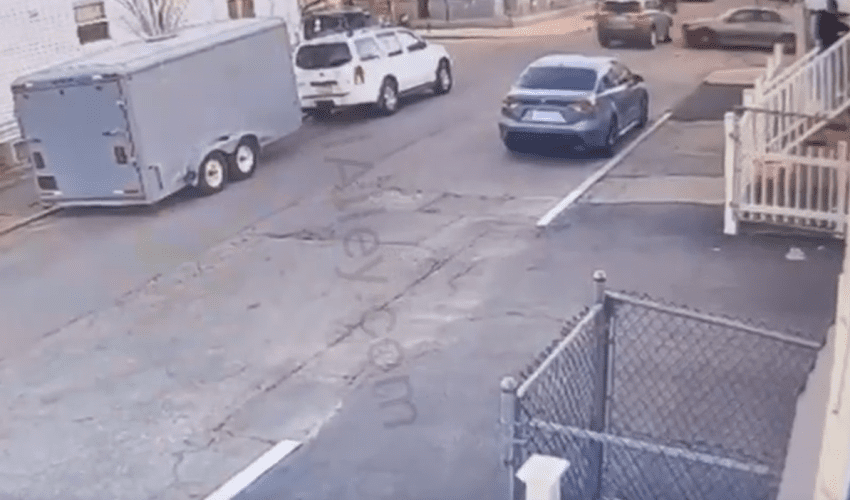 They Instantly Hopped Out And Left The Scene After Crashing And Flipping Over A Car