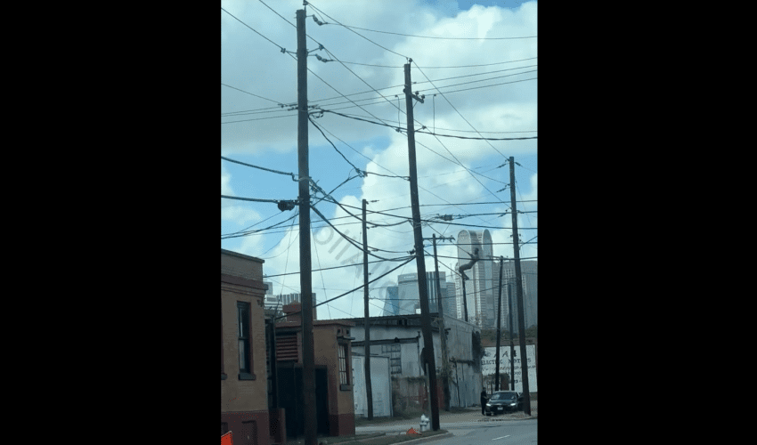 Dallas Resident Tried To Go Out The Easy Way By Messing With The Powerlines