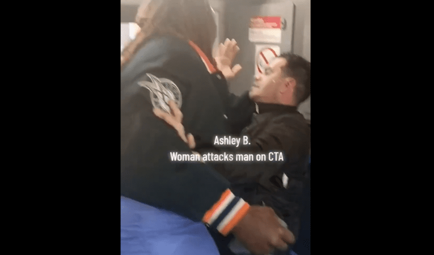 Woman Randomly Attacks A Man On The CTA Bus And Then Gets Arrested